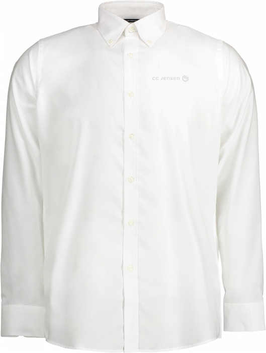 ID - Cgj Shirt - Embroered Logo - Biały