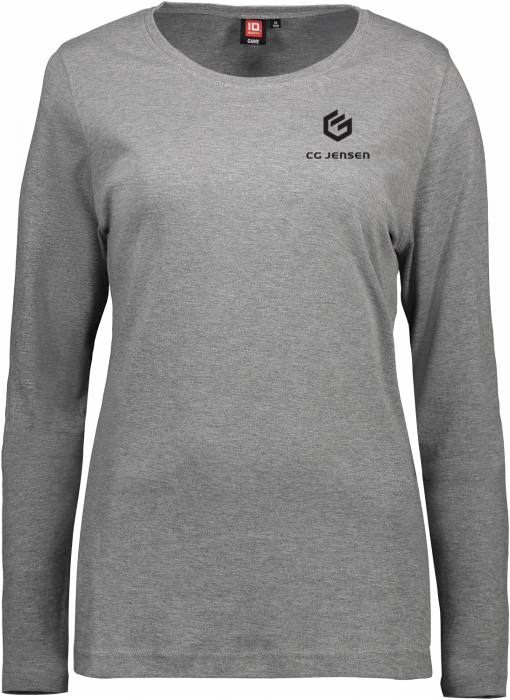 ID - Cgj Longsleeve T-Shirt (Woman) - Grey Melange