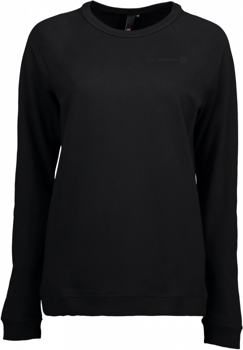 ID - Cgj Sweatshirt (Woman) Embroered Logo - Black
